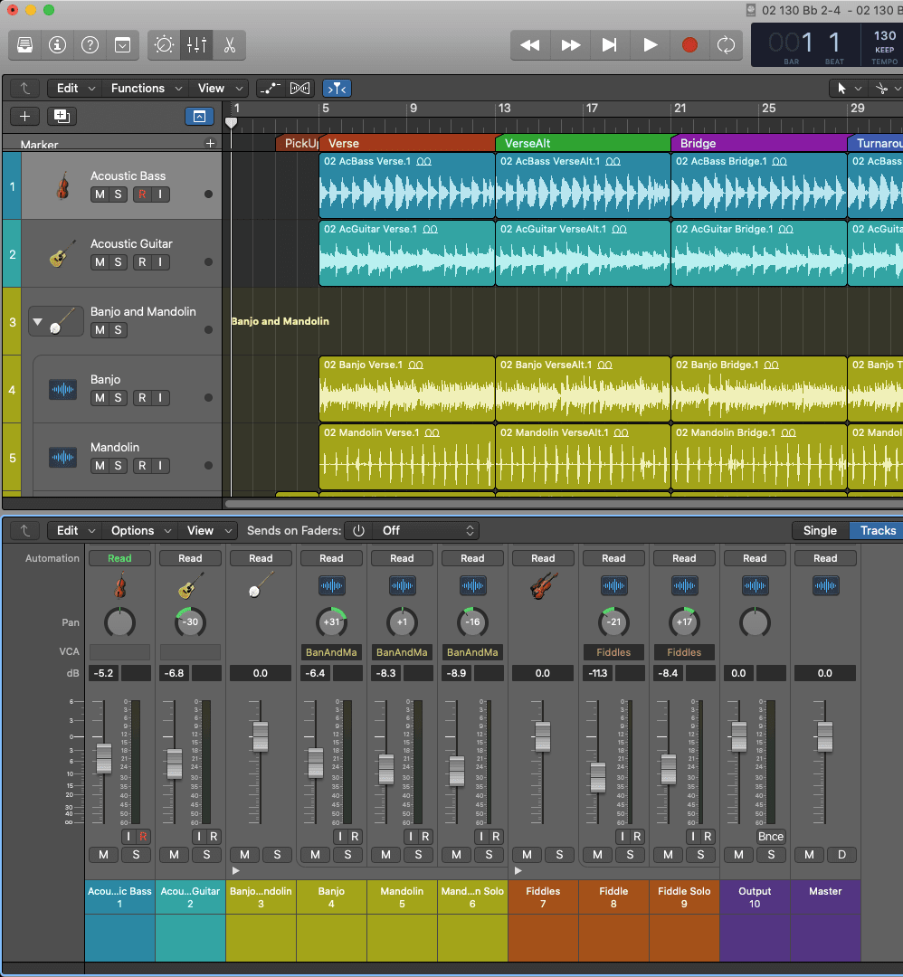 DAW screenshot placeholder - Logic Pro mix_and_setup view