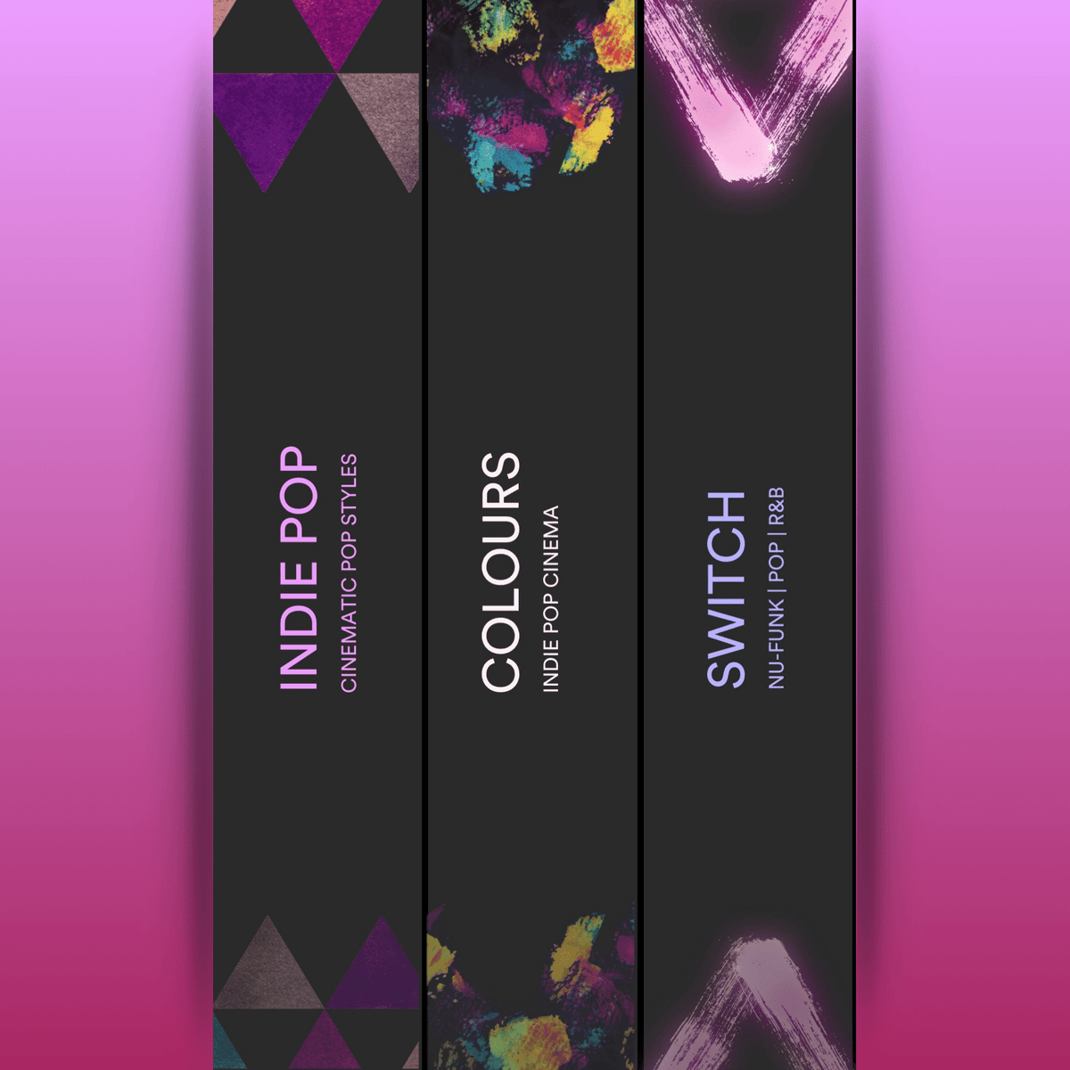Discovery Pop cover: electro-pop and synth-pop song kits played by real musicians, a We Sound Human Discovery pack