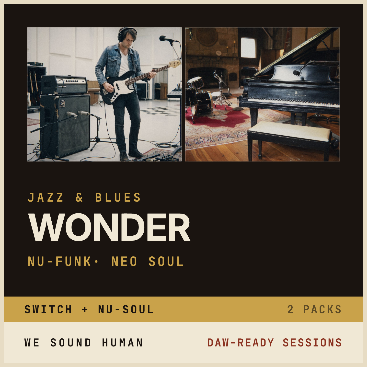 Wonder Bundle - Neo-Soul Sample Pack & Funk R&B Loops - We Sound Human